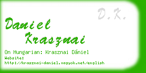 daniel krasznai business card
